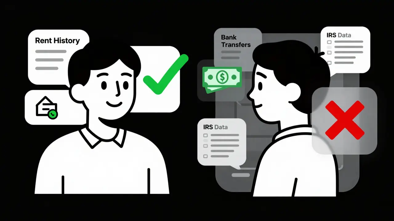 Due figure contrastanti: una approvata da un sistema digitale, l'altra rifiutata da una macchina rigida con dati irregolari.