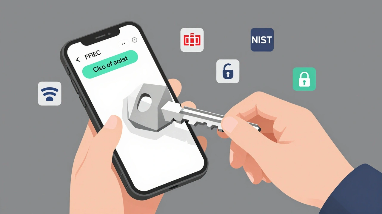 Passkey geometrico legato al telefono, con token che si disintegra dopo 2 minuti di inattività.